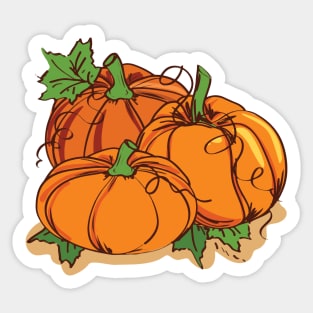 Watercolor Pumpkin, Halloween Party, Spooky Pumpkin Sticker